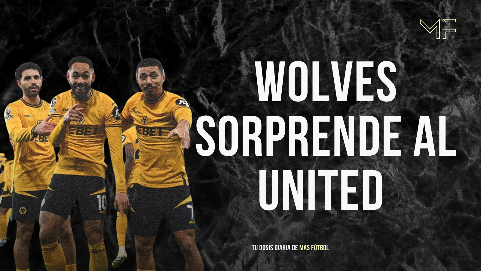 Wolves sorprende al Manchester United con gol olímpico de Cunha