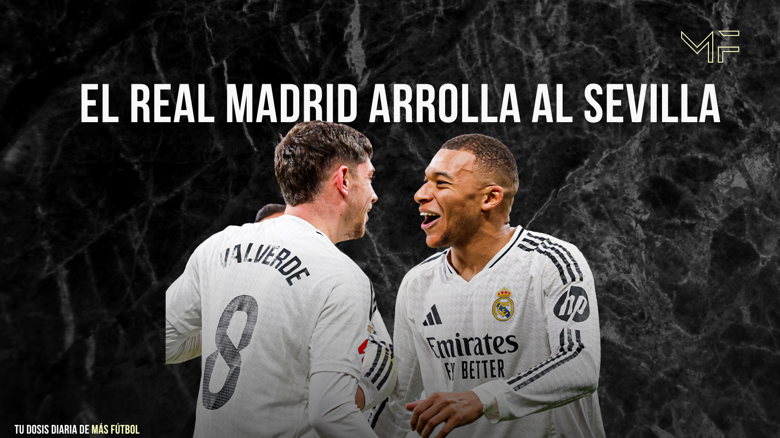 El Real Madrid arrolla al Sevilla y acaricia el liderato en 2025