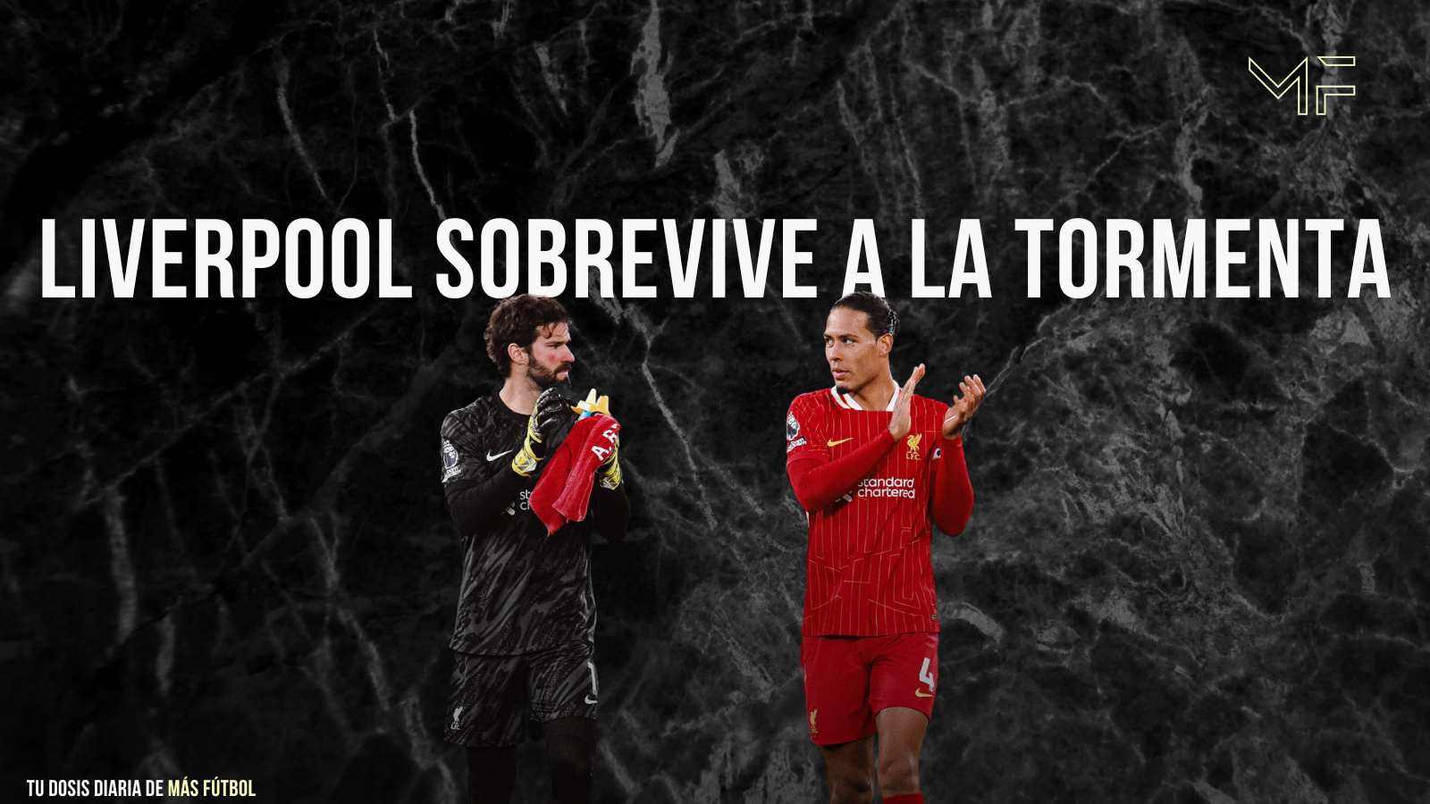 Liverpool resiste la tormenta del Fulham y salva un punto heroico con 10 jugadores.