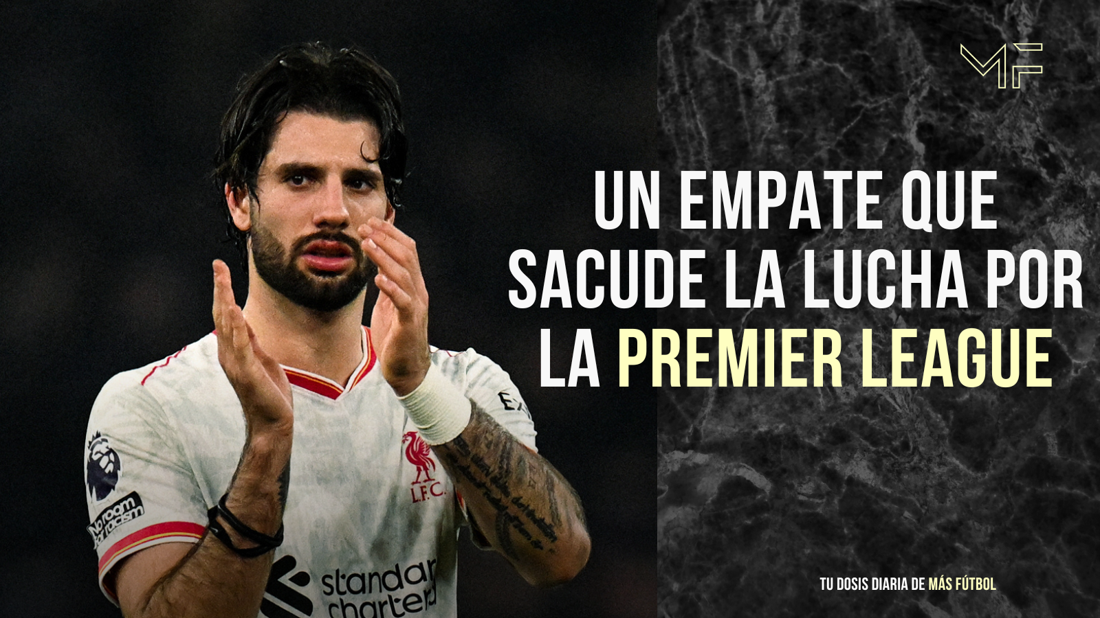 El Aston Villa frena al Liverpool y le da vida al Arsenal en la Premier League