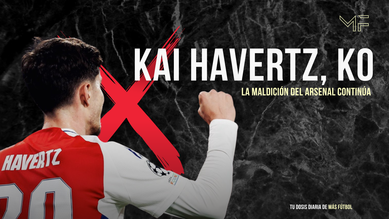Arsenal pierde a Kai Havertz: otra estrella cae en una temporada maldita