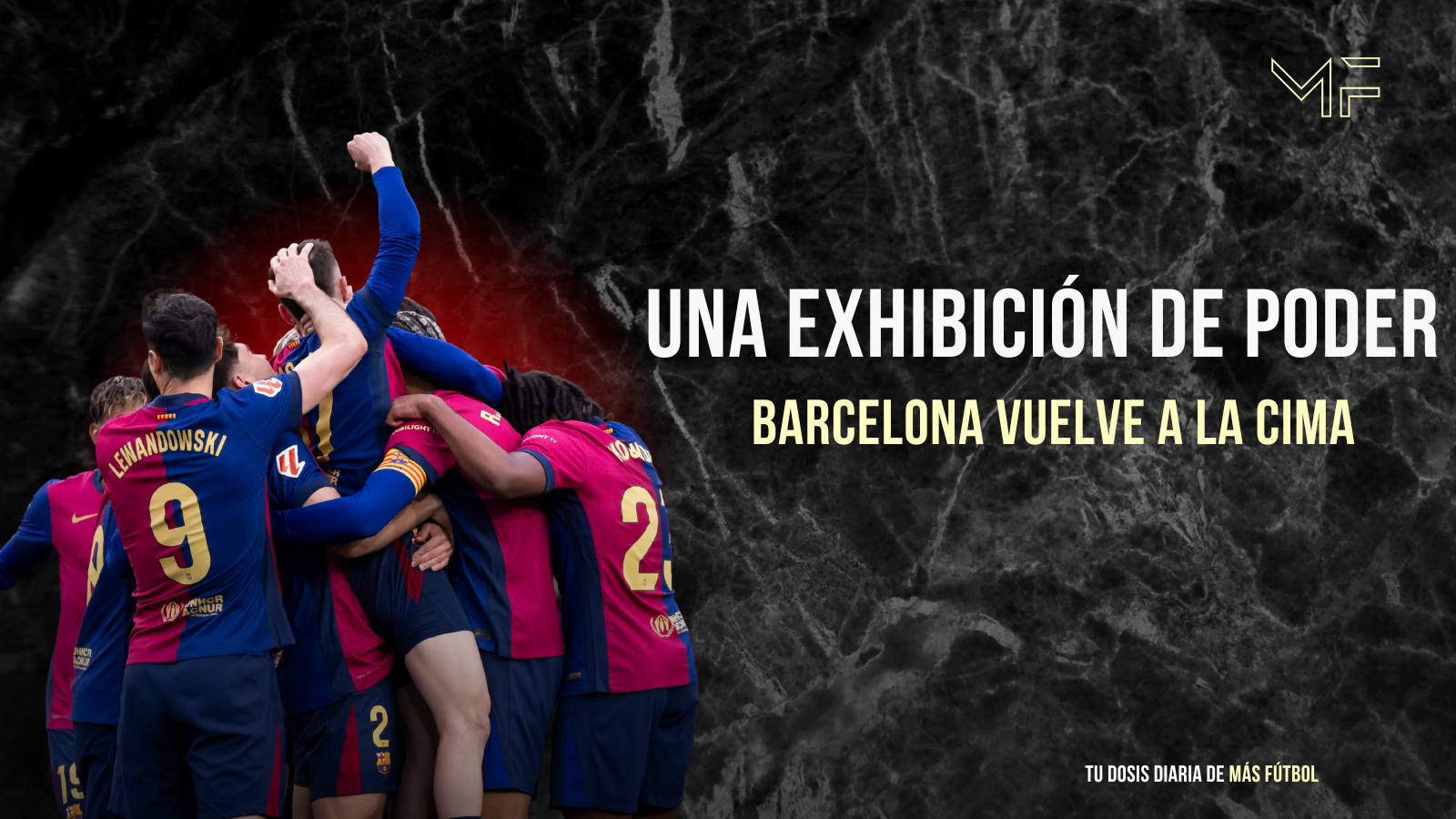 Barcelona arrolla y toma el trono de LaLiga