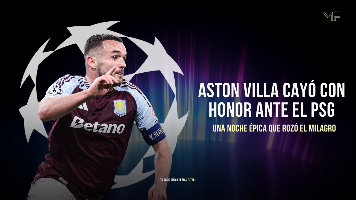 Aston Villa cayó con honor ante el PSG