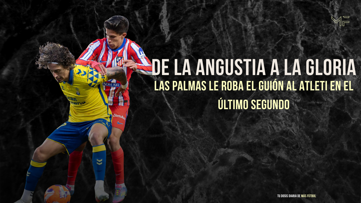 Las Palmas sorprende al Atleti y escapa del descenso con una victoria de película