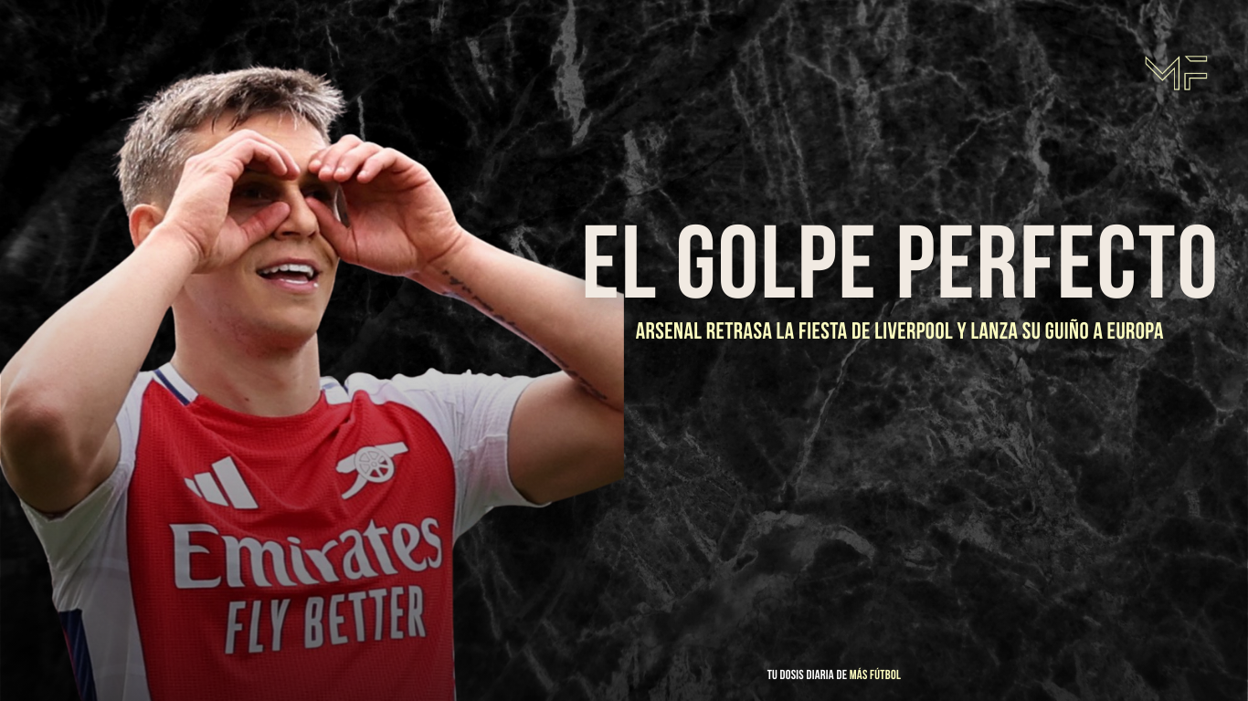 Arsenal arrasa al Ipswich y retrasa la coronación de Liverpool en la Premier League