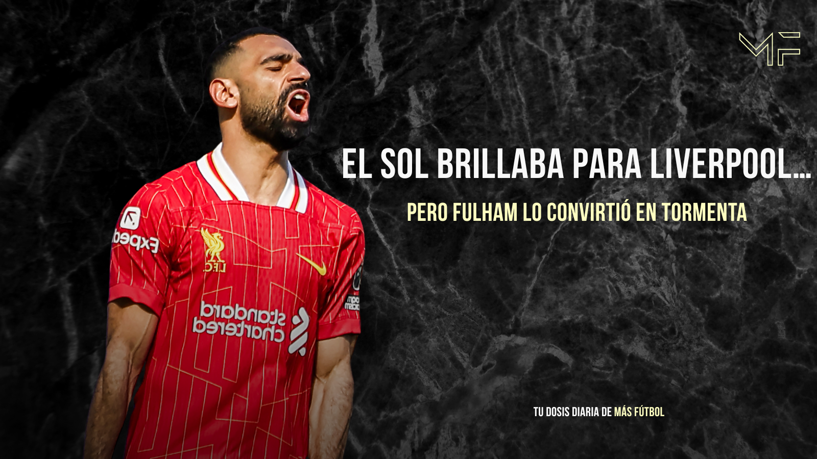 Liverpool tropieza ante Fulham y retrasa la fiesta del título en la Premier League