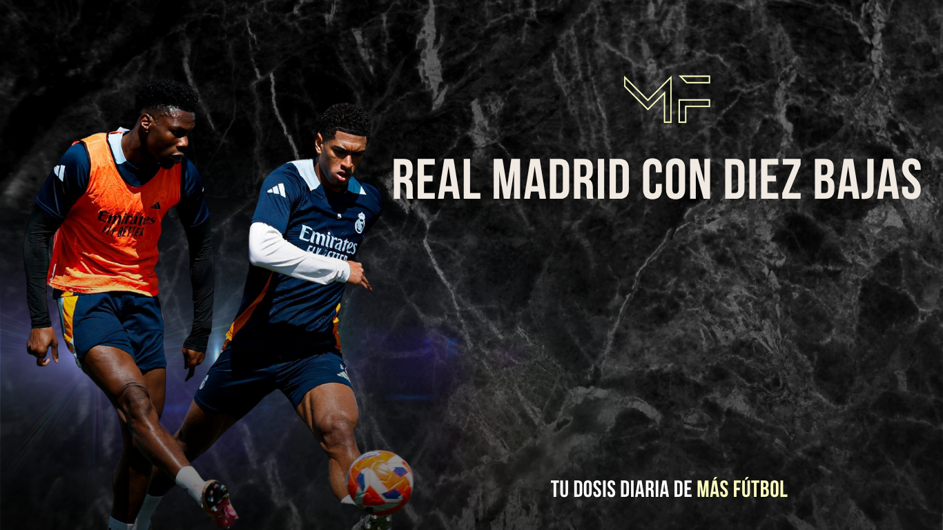 Real Madrid afronta el duelo ante Mallorca con diez bajas