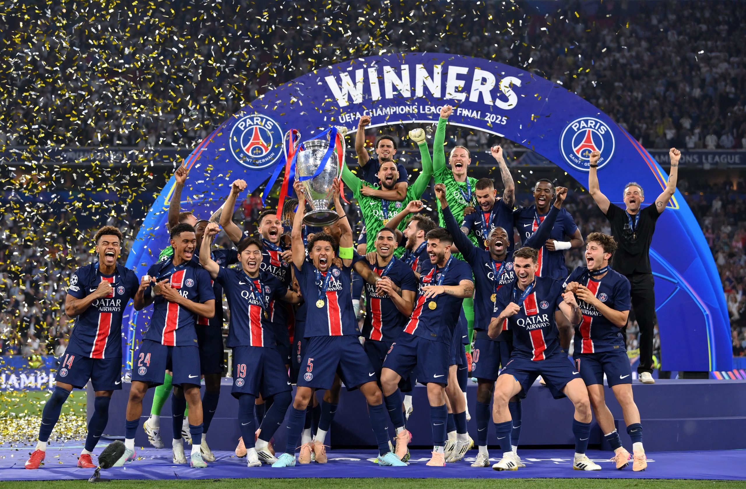 El PSG campeón de Europa
