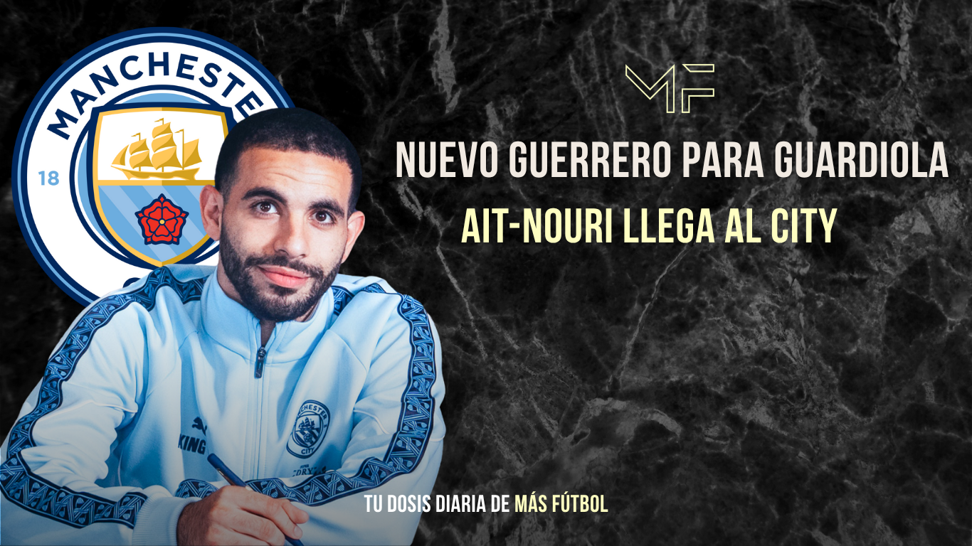 Ait-Nouri firma con el Manchester City hasta 2030 en fichaje clave para Guardiola