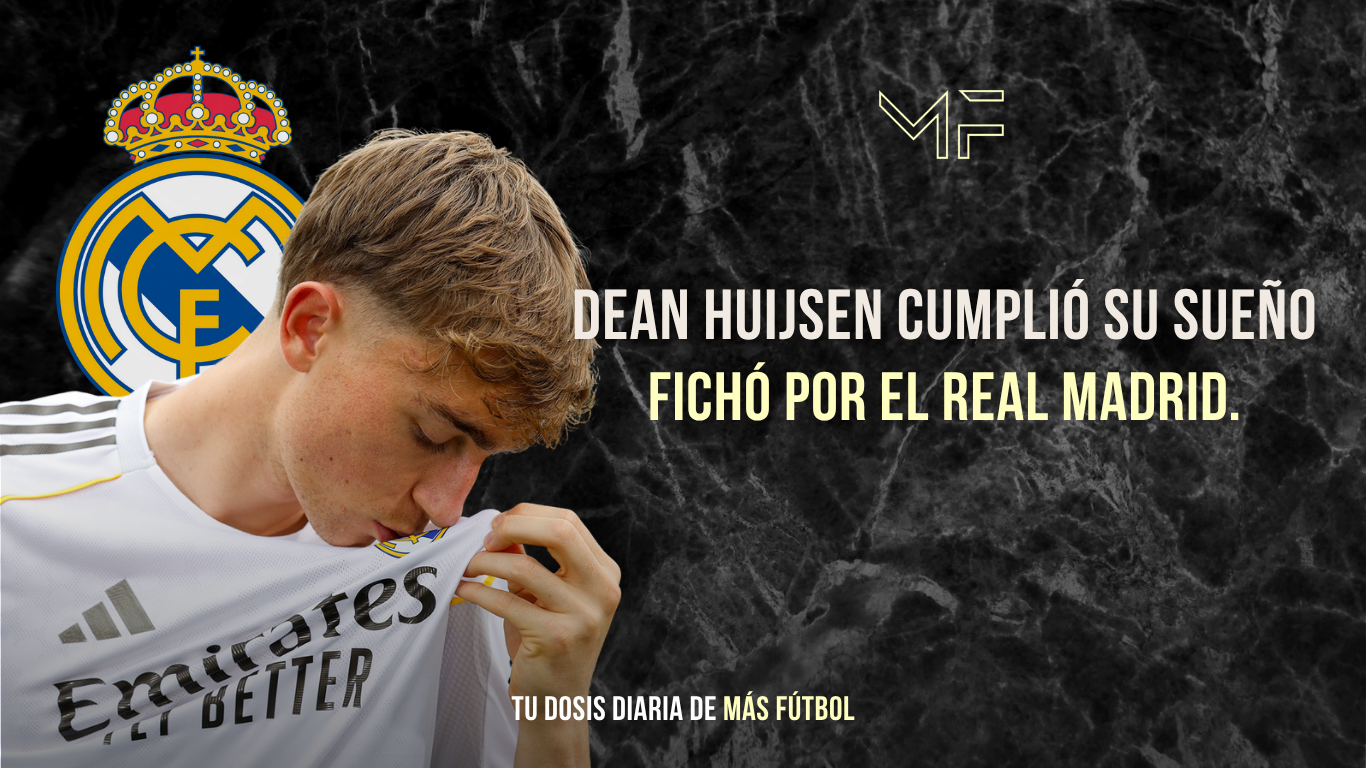 Dean Huijsen cumplió su sueño: fichó por el Real Madrid.