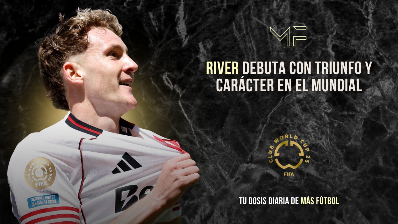 River debuta con triunfo y carácter en el Mundial