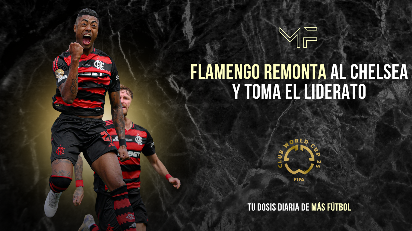 Flamengo remonta al Chelsea y toma el liderato