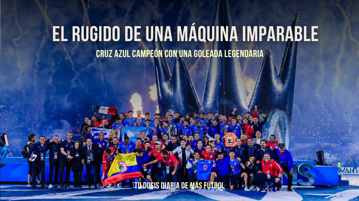 Cruz Azul campeón con una goleada legendaria