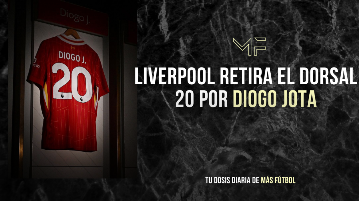 Liverpool retira el dorsal 20 por Diogo Jota