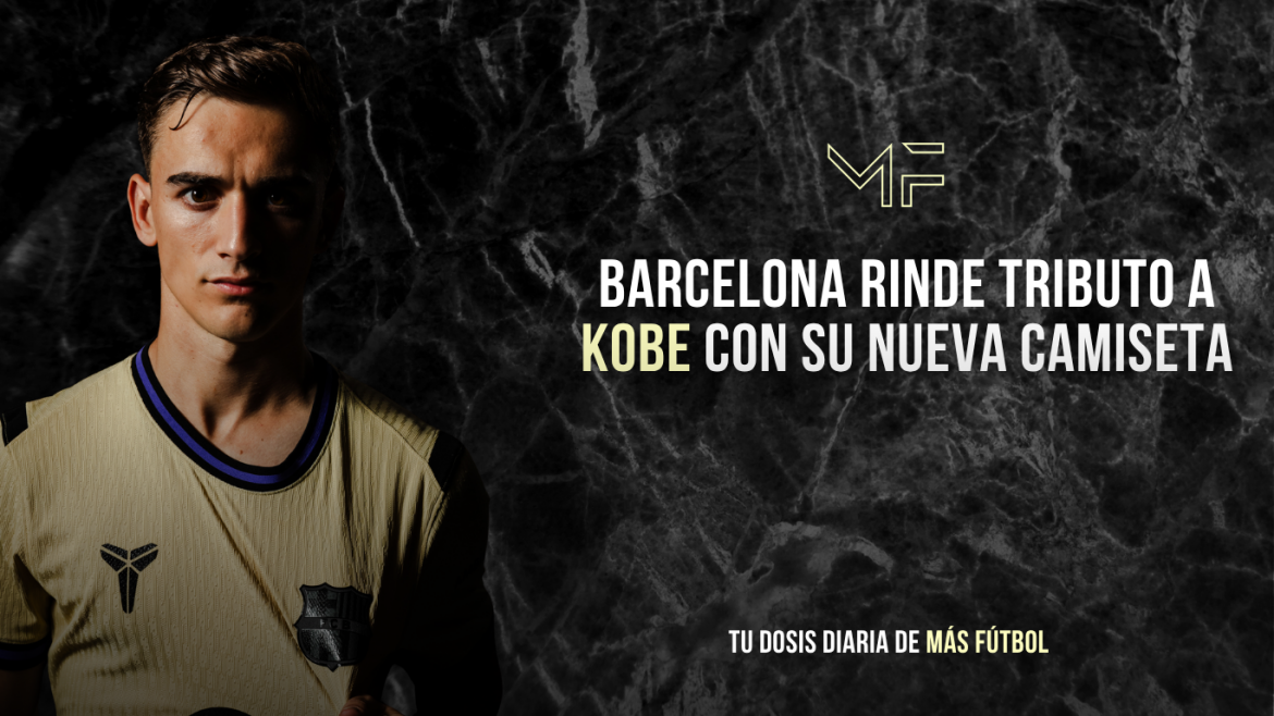 Barcelona rinde tributo a Kobe con su nueva camiseta