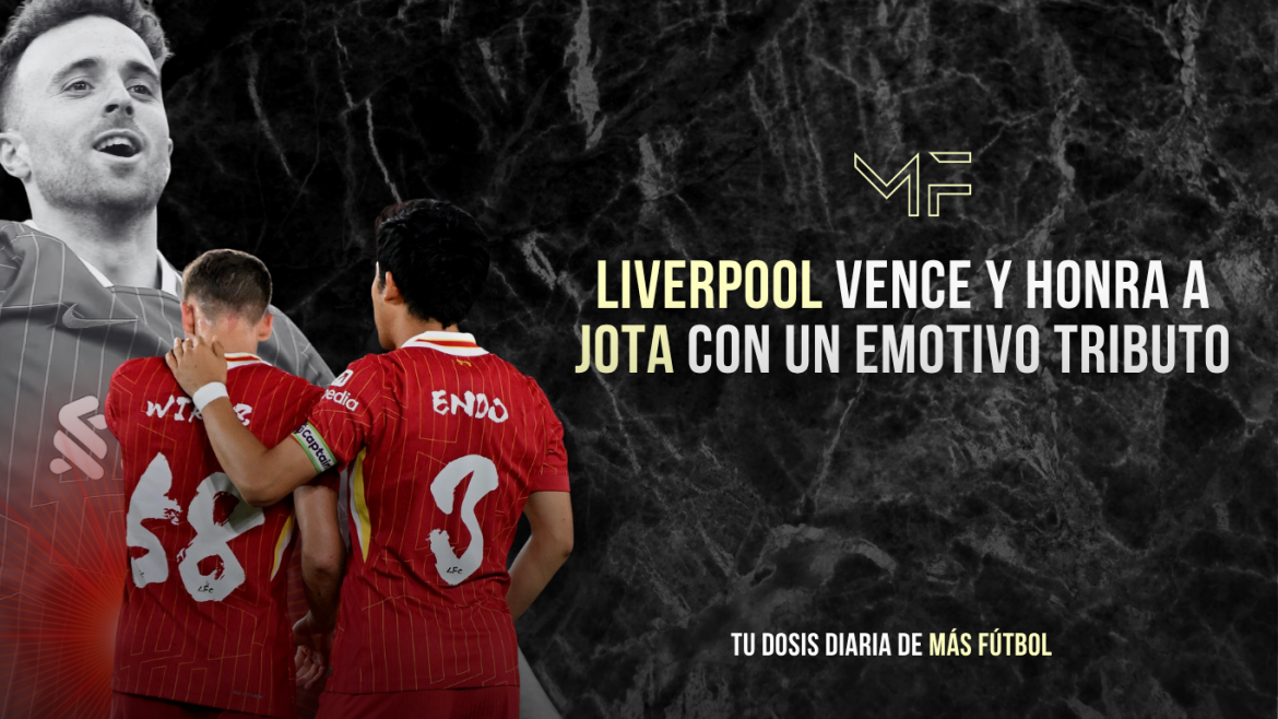 Liverpool vence y honra a Jota con un emotivo tributo