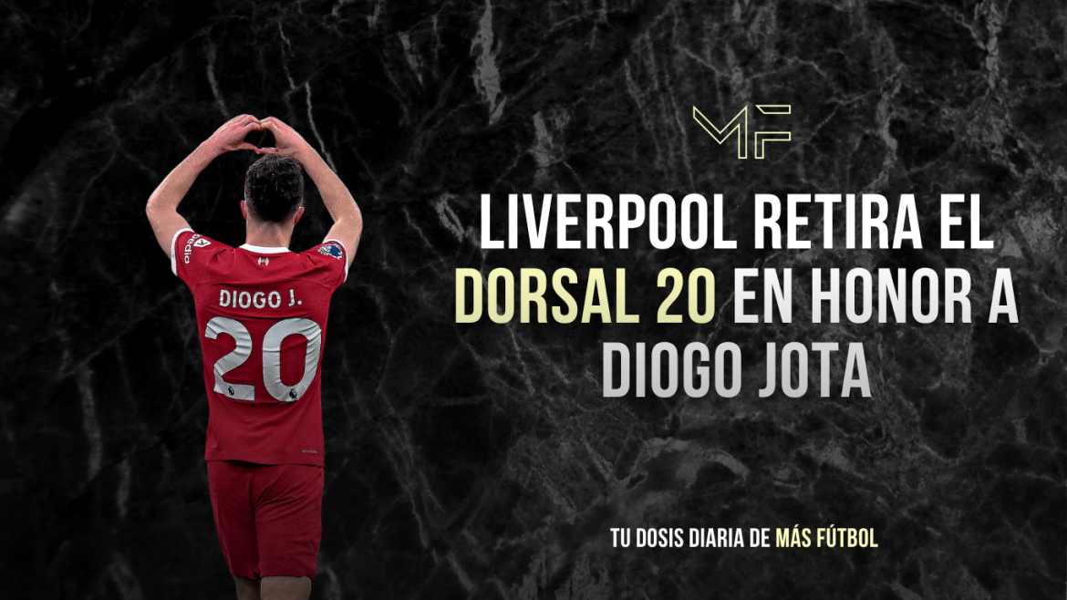 Liverpool retira el dorsal 20 en honor a Diogo Jota