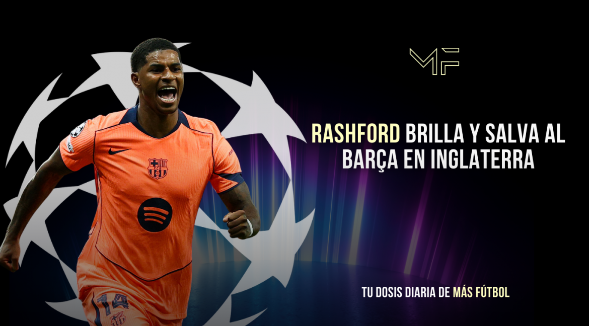 Rashford brilla y salva al Barça en Inglaterra