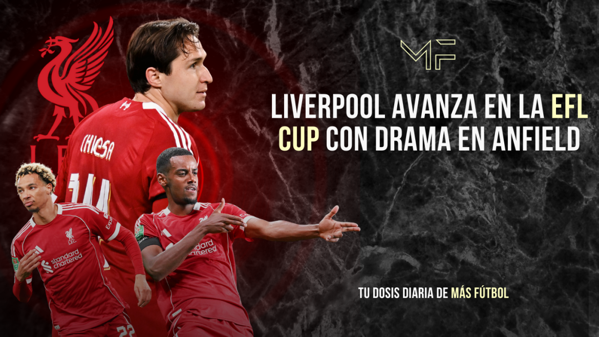 Liverpool avanza en la EFL Cup