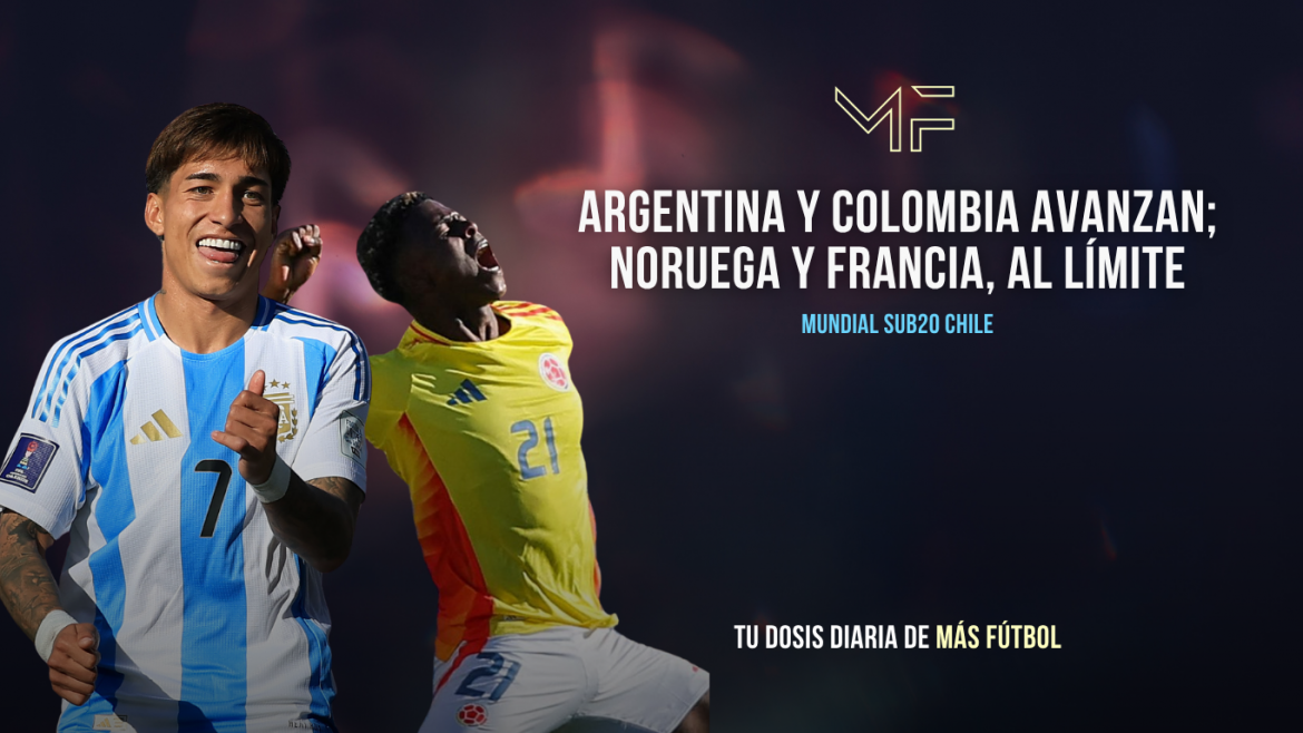 Argentina y Colombia avanzan; Noruega y Francia, al límite