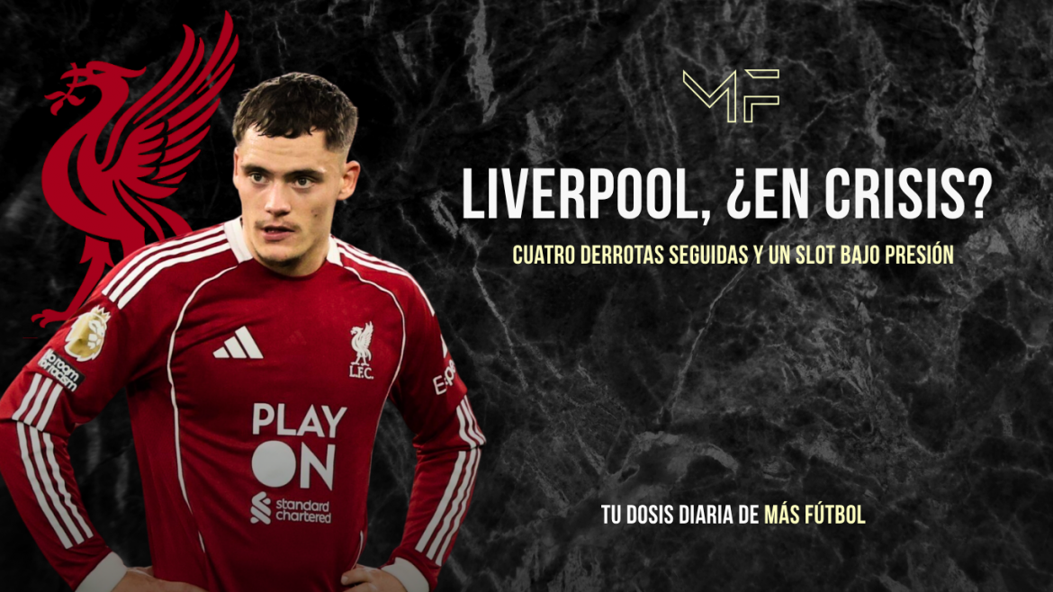 Liverpool, ¿en crisis?, suma cuatro derrotas consecutivas