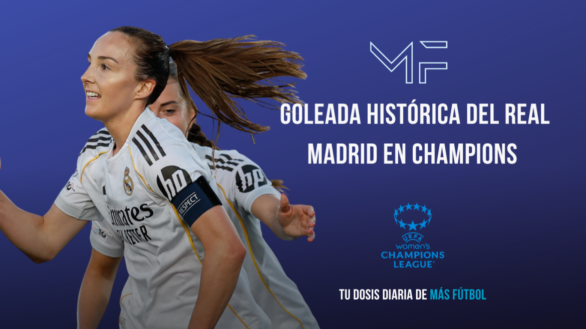 Goleada histórica del Real Madrid en Champions