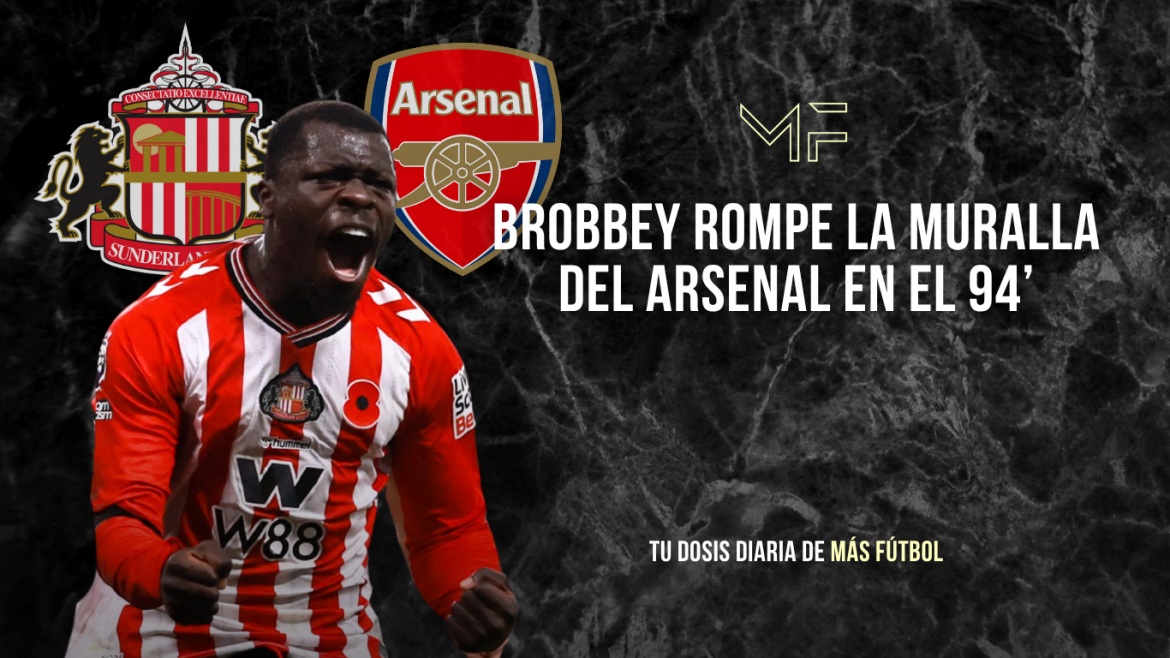 Brobbey rompe la muralla del Arsenal en el 94’