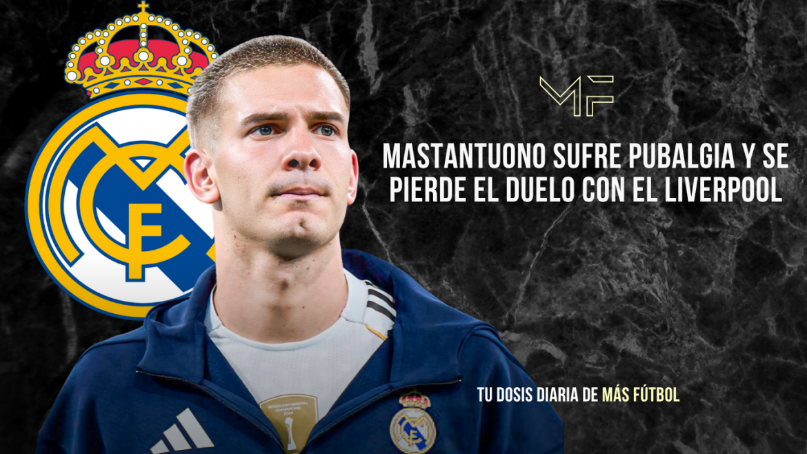 Mastantuono se pierde el duelo con el Liverpool