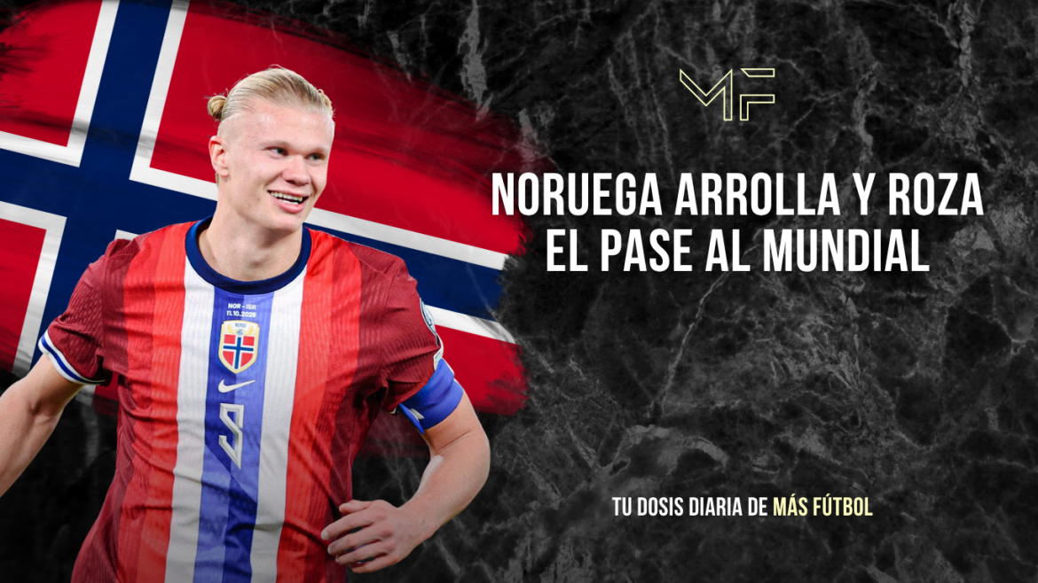 Noruega arrolla y roza el pase al Mundial