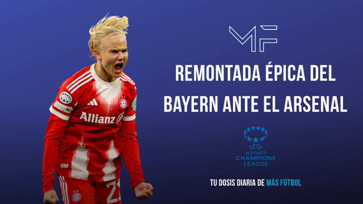 Remontada épica del Bayern ante el Arsenal