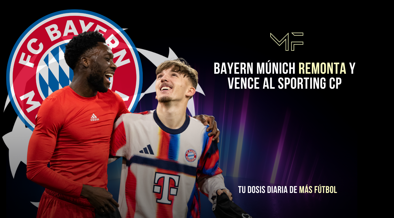 Bayern Múnich remonta y vence al Sporting CP