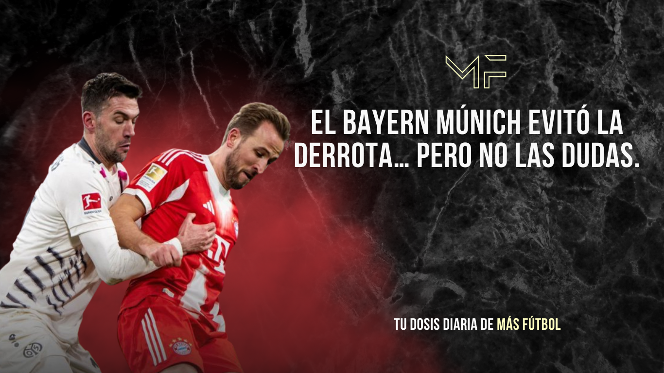 El Bayern Múnich evitó la derrota… pero no las dudas.
