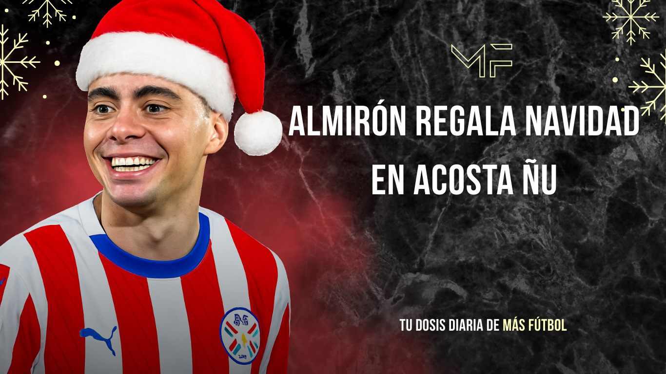Almirón regala Navidad en Acosta Ñu