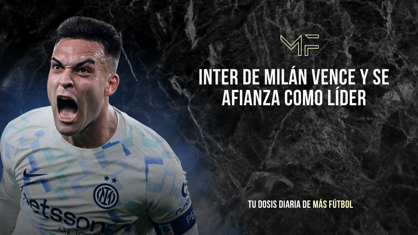 Inter de Milán vence al Genoa y se afianza como líder de la Serie A