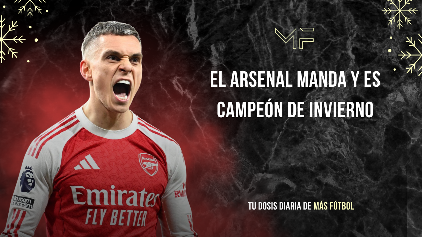 El Arsenal manda y es campeón de invierno