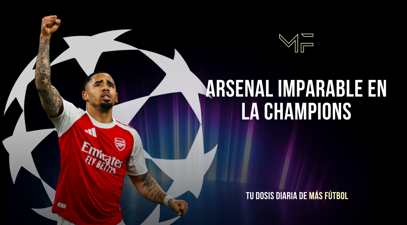 Arsenal imparable en la Champions