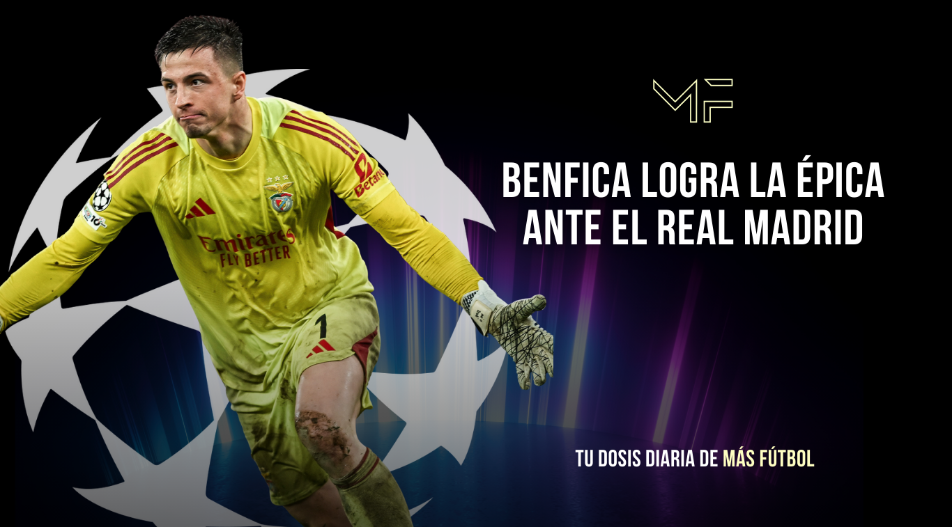 Benfica logra la épica ante el Real Madrid