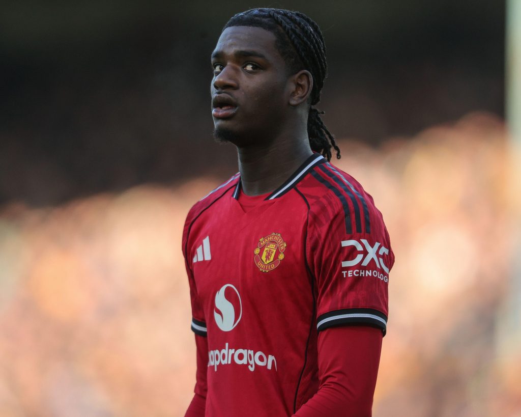 Ayden Heaven, jugador joven del Manchester United