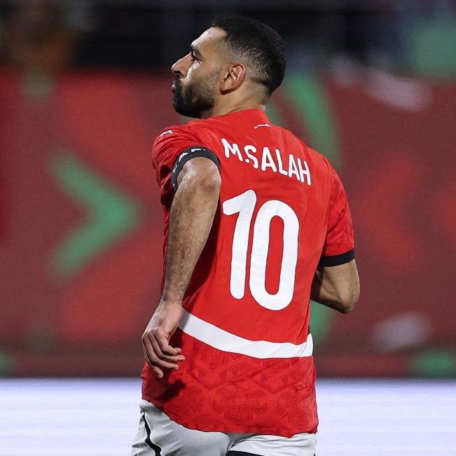 Mohamed Salah con Egipto