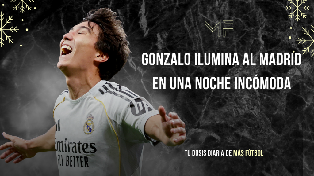 Gonzalo ilumina al Madrid en una noche incómoda
