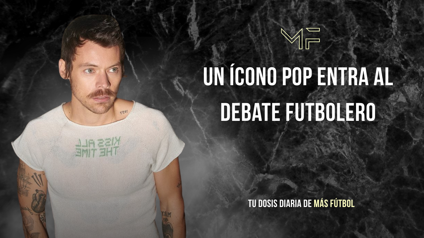 Un ícono pop entra al debate futbolero