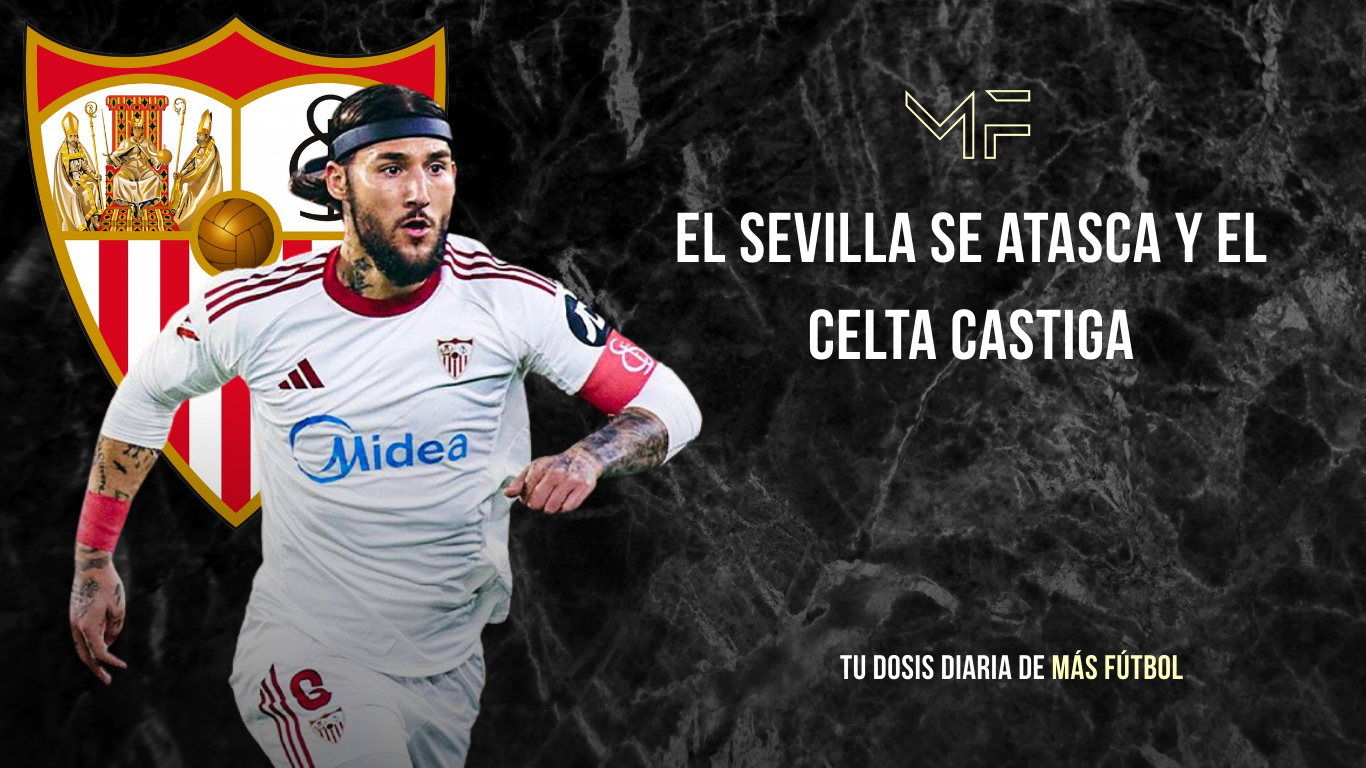 El Sevilla se atasca y el Celta castiga