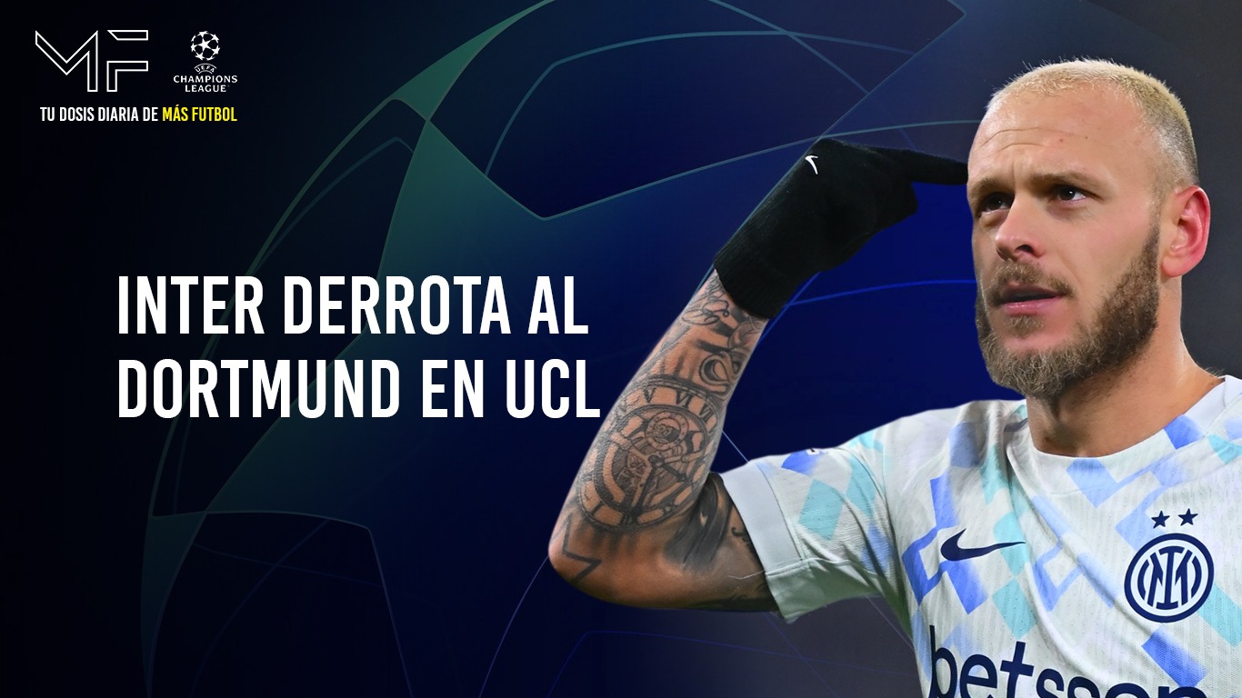 Inter de Milán vence al Dortmund pero no le alcanza en UCL