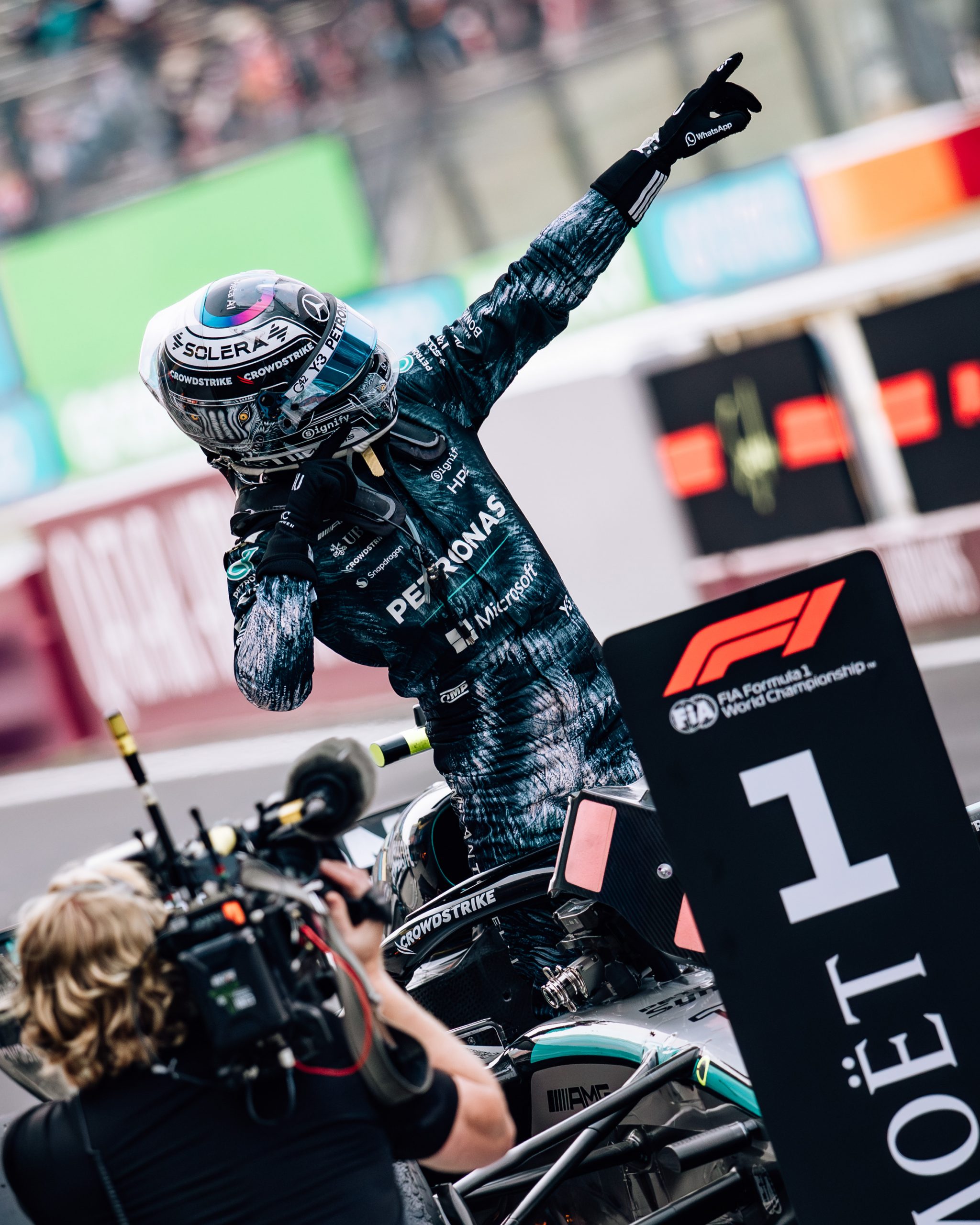 Kimi Andrea Antonelli tras ganar en Suzuka