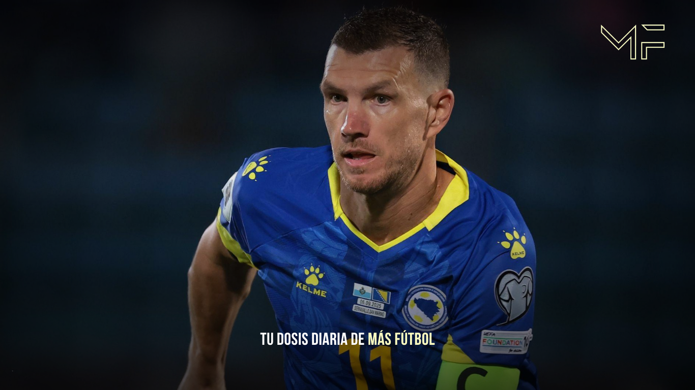 Dzeko: 40 años y sigue marcando