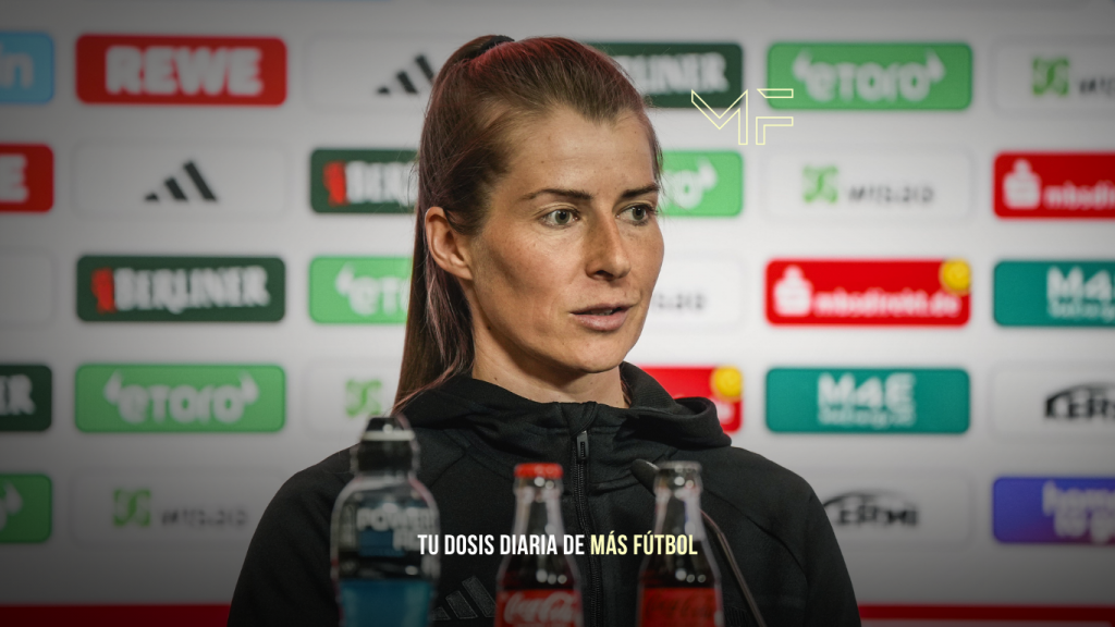 Bundesliga: Marie-Louise Eta hizo historia tras convertirse en la primera mujer en ganar un partido en las cinco grandes ligas masculinas de Europa.