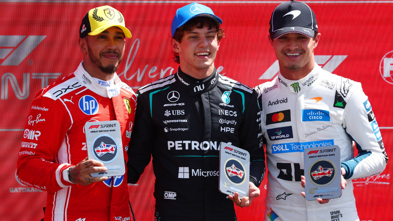 Podio de la sprint de Silverstone