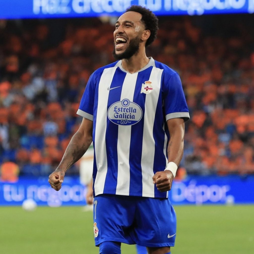 Aubameyang cumple su juramento en Riazor