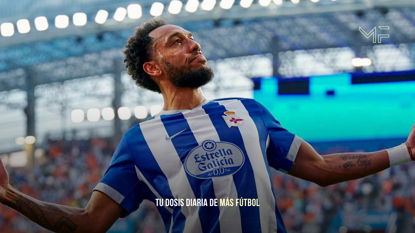 Aubameyang cumple su juramento en Riazor