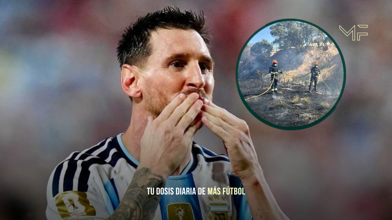 Messi dona para Madrid tras incendios